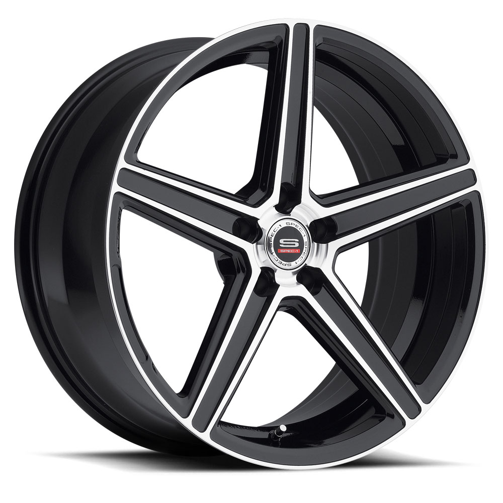 Gloss Black Machined face