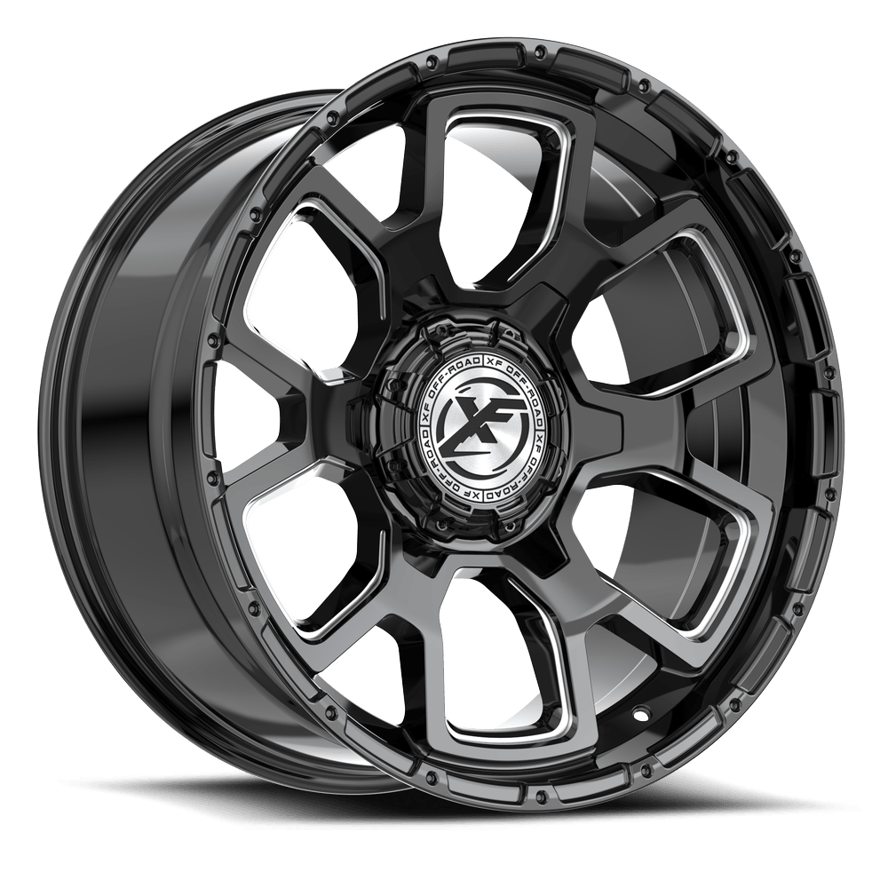 Gloss Black & Milled